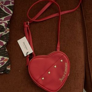 Brand new juicy heart shaped cross body